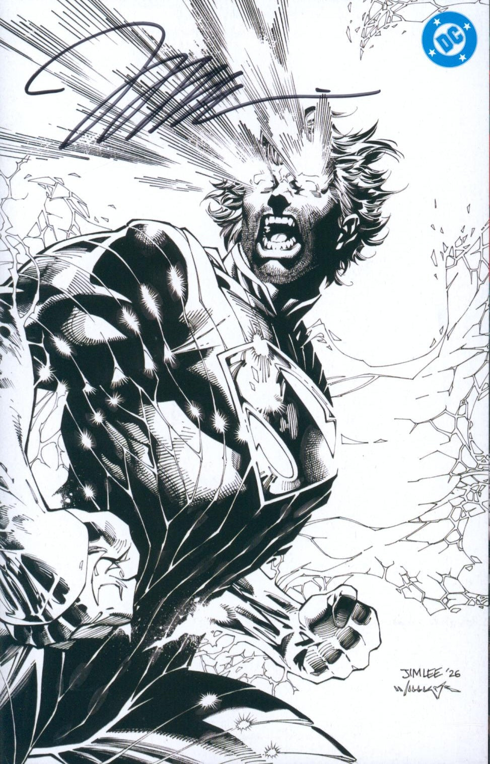 Absolute Superman #21 SDCC 2026 Jim Lee B&W Virgin *SIGNED*