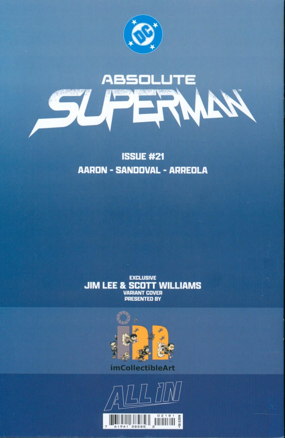 Absolute Superman #21 SDCC 2026 Jim Lee B&W Virgin *SIGNED*