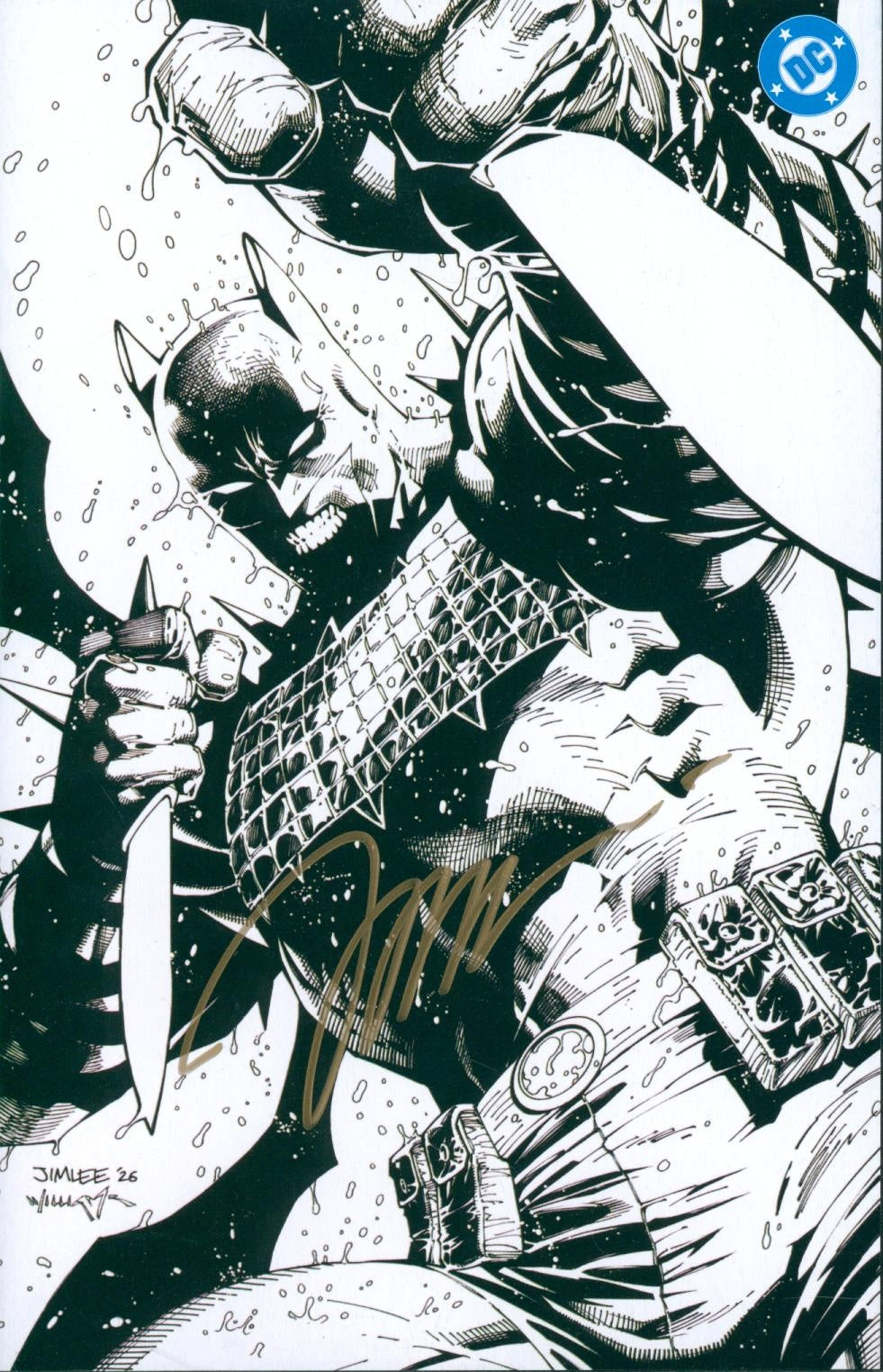 Absolute Batman #22 SDCC 2026 Jim Lee B&W VIRGIN *SIGNED*