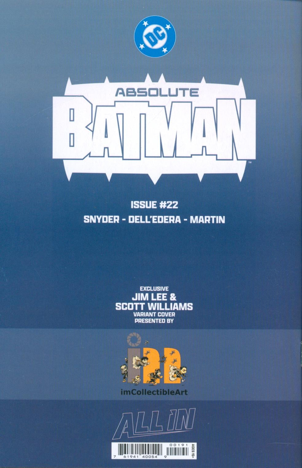 Absolute Batman #22 SDCC 2026 Jim Lee B&W Virgin