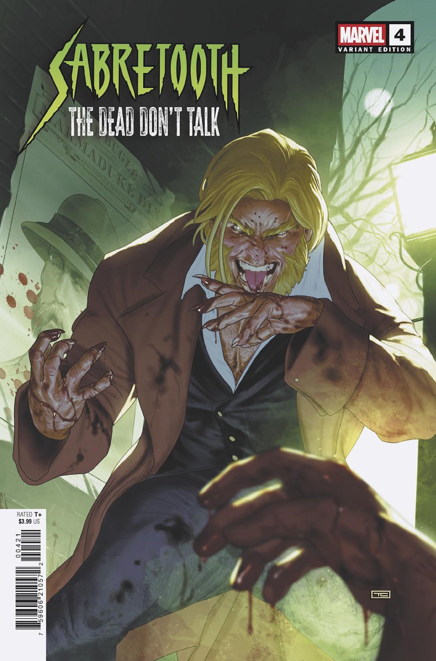 Sabretooth: The Dead Don'T Talk #4 Taurin Clarke Variant