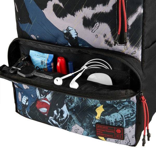 HEX Jim Lee Comic Backpack V2-Batman V Superman *NEW* with Jim Lee Print