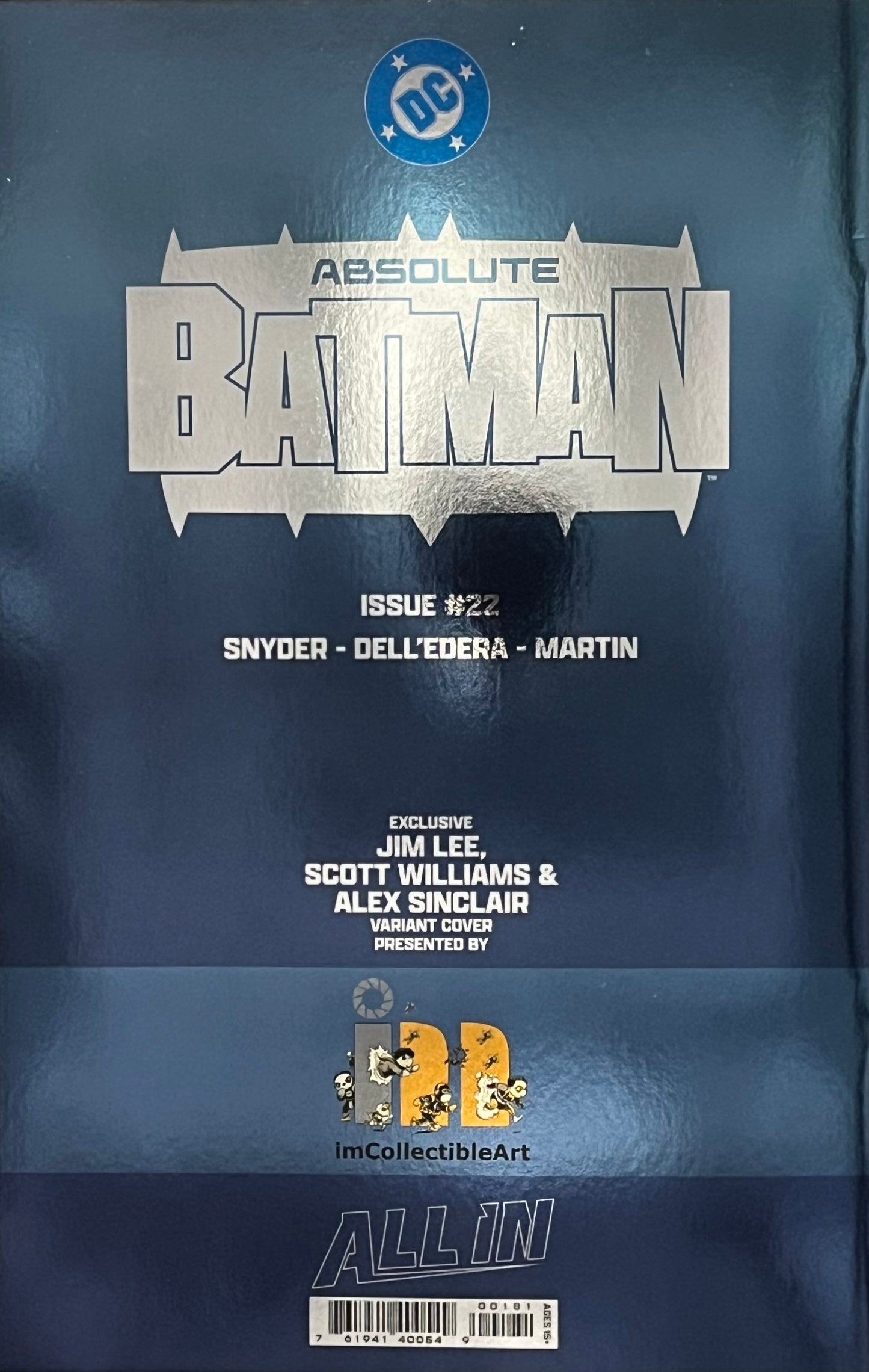 Absolute Batman #22 SDCC 2026 Jim Lee Foil Virgin
