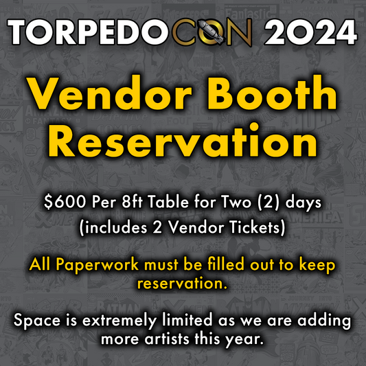 Vendor Table Torpedo Con 2024