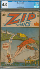 Zip Comics #42 4.0 CGC