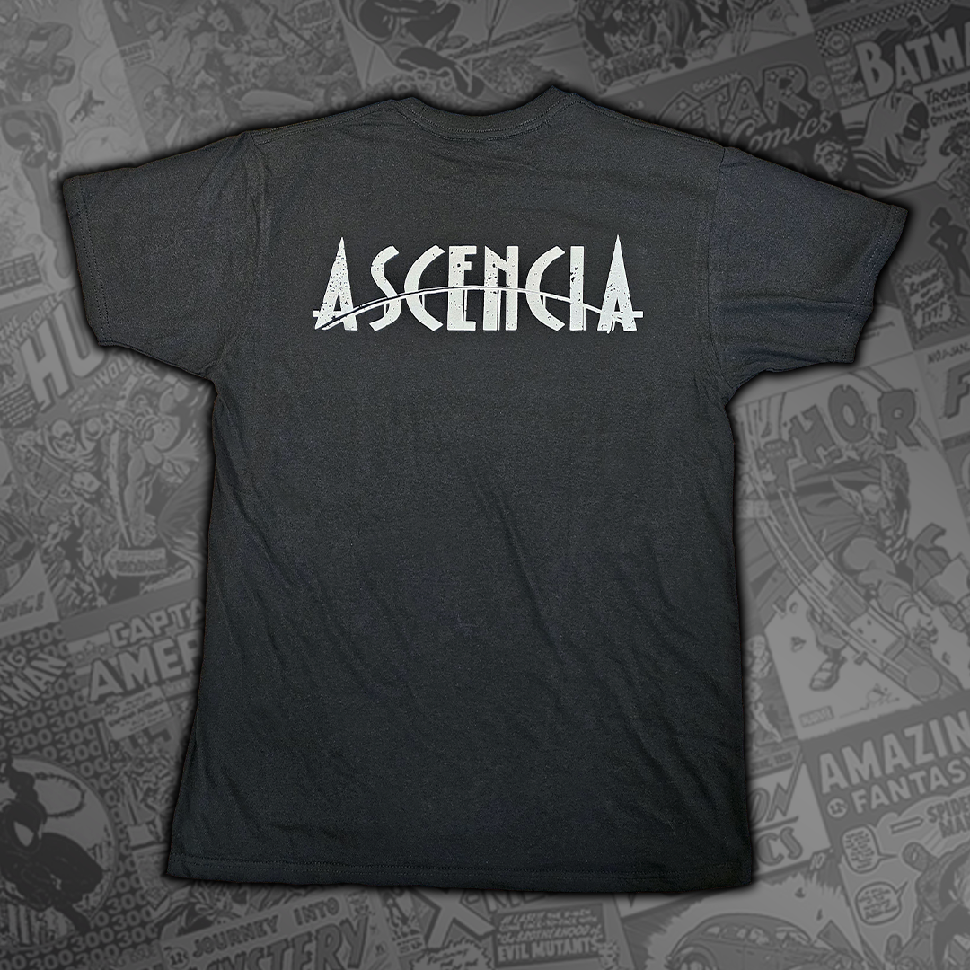 Ascencia Military Logo T-Shirt Black with White Print SDCC 2024 Exclusive