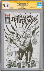 Amazing Spider-Man #49 9.8 CGC Sign & Sketch by Dan Panosian
