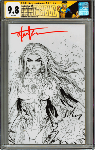 Invincible #2 9.8 CGC "Sketch Edition" Signed by Tyler Kirkham