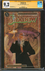 Shadow #4, CGC 9.2 Signed and Sketched by Bill Sienkiewicz