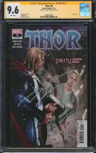 Thor #9, CGC 9.6 Signed by Donny Cates