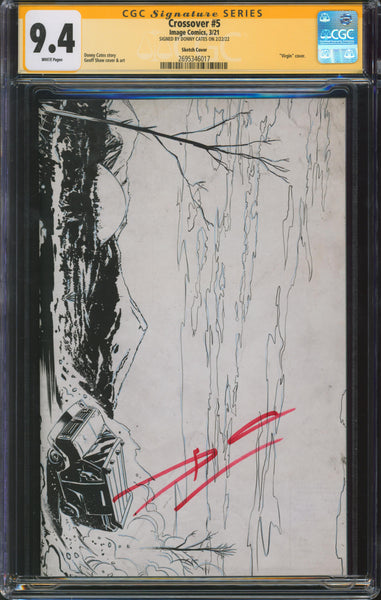 Crossover #5 9.4 CGC Signed by Donny Cates *Variant*
