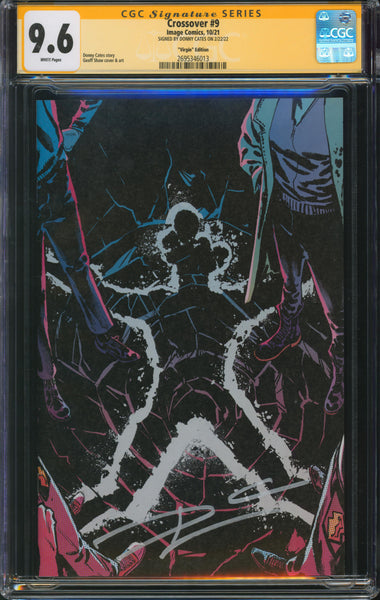 Crossover #9 9.6 CGC Signed by Donny Cates