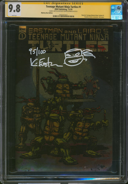 Teenage Mutant Ninja Turtles #1 9.8 CGC Signed/Sketch/Numbered by Eastman