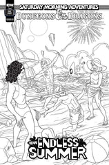 Idw Endless Summer--Dungeons & Dragons: Saturday Morning Adventures Variant Ri (10) (Coloring Book Variant)
