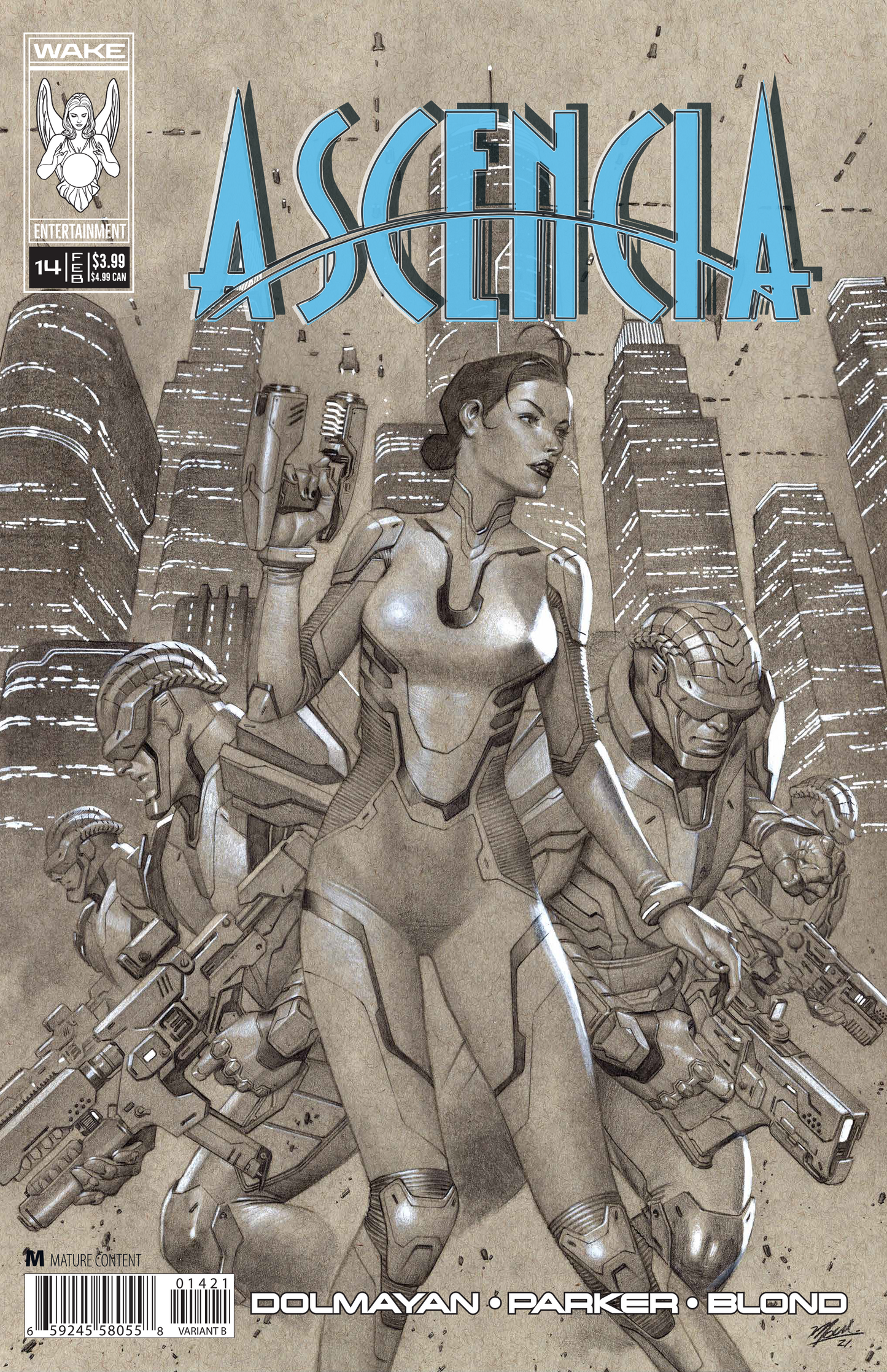 Ascencia #14 Cover B (John Dolmayan Writer) (Jorge Molina Cover)