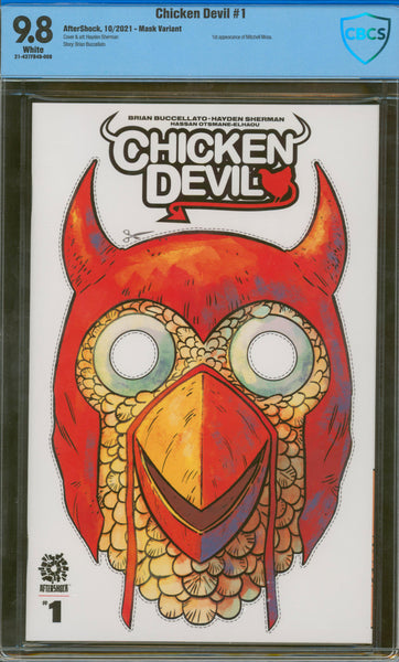 Chicken Devil #1 Mask Variant 9.8 CBCS
