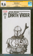 Darth Vader #1 9.6 CGC Signed & Sketch by Arthur Suydam