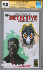 Detective Comics #1000 (Two Face/Bane) 9.8 CGC Signed & Sketched