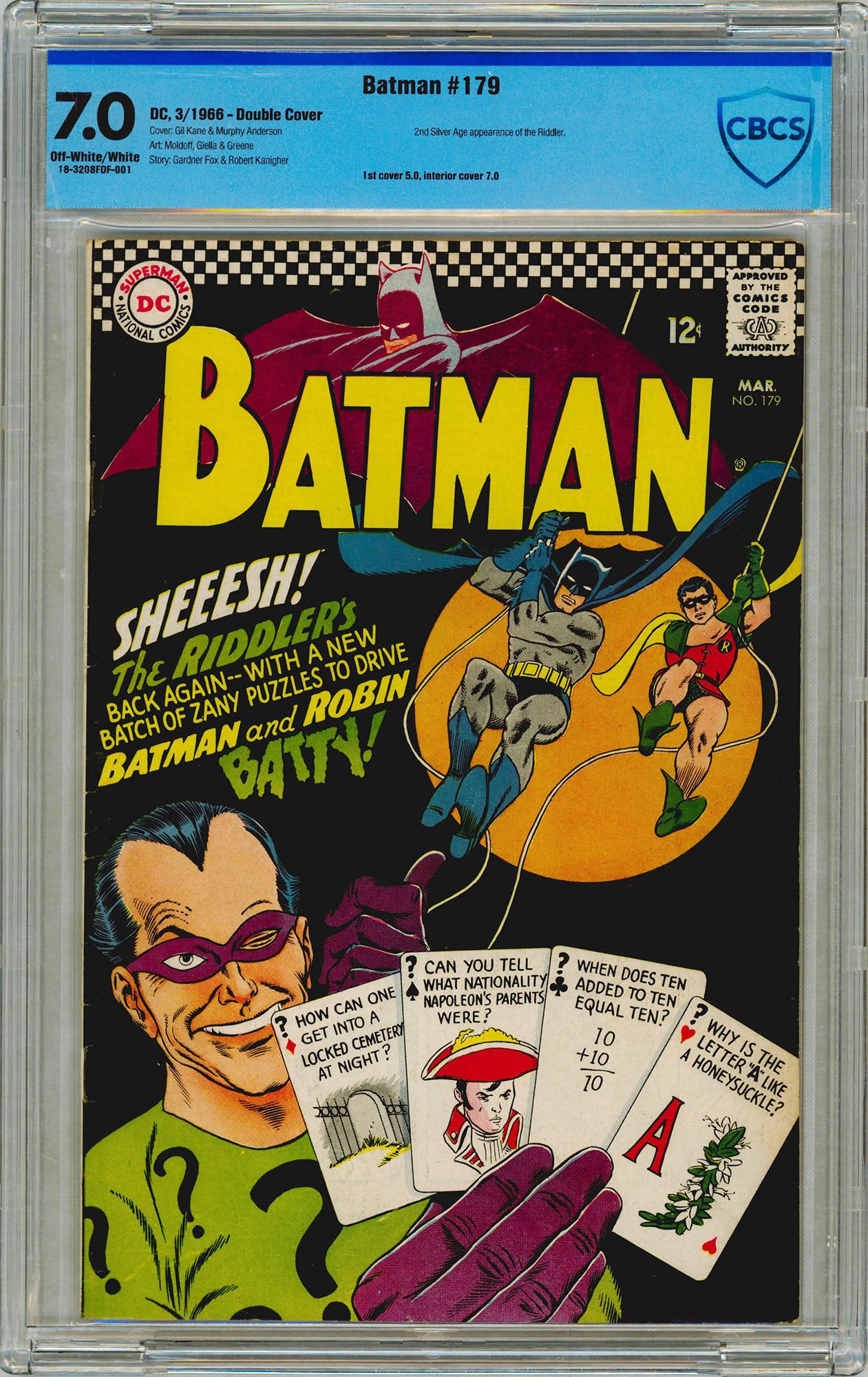 Batman 154 Riddler Riddler Batman Comic