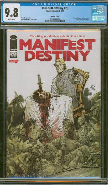 Manifest Destiny #26 9.8 CGC Variant Cover