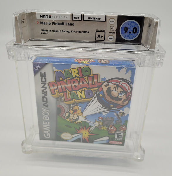 Mario Pinball Land GBA 9.0 (WATA Certified) Sealed A+ Seal Rating