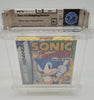 Sonic the Hedgehog Genesis GBA 7.0 (WATA Certified) Sealed B+ Rating
