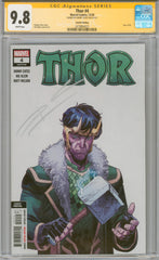 Thor #4 9.8 CGC Signed by Donny Cates Fourth Printing