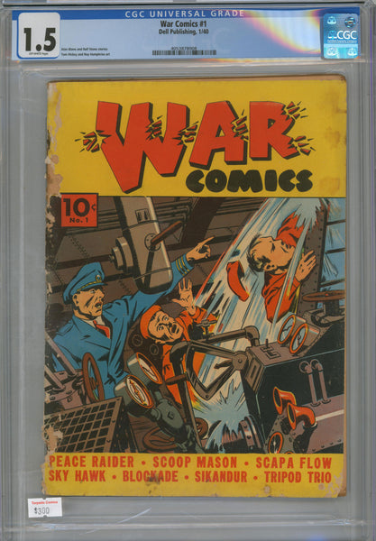 War Comics #1 1.5 CGC