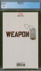 Weapon H #1 9.6 CGC Crain Variant Cover B