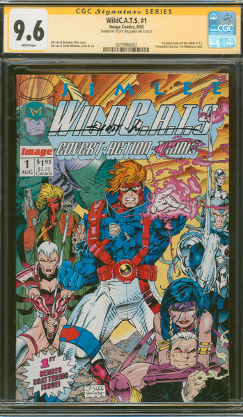WildC.A.T.S. #1 9.6 CGC Signed by Scott Williams