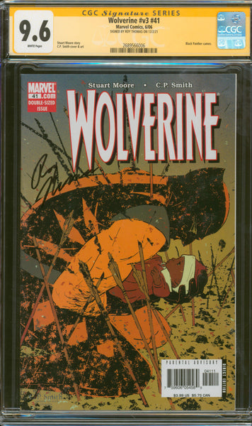 Wolverine #v3 #41 9.6 CGC Signed by Roy Thomas