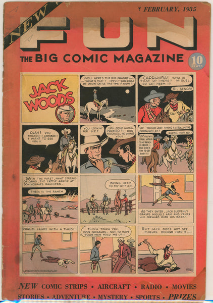 New Fun Comics #1 1935 First Comic Book By National (Later Became DC Comics) Raw
