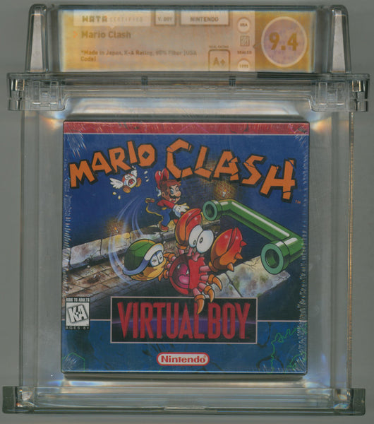 Mario Clash for Nintendo *WATA Graded 9.4** Sealed